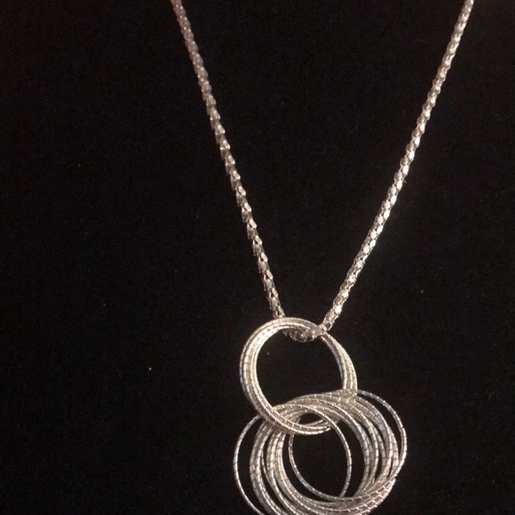 Long Silver Necklace - Picture 2 of 2